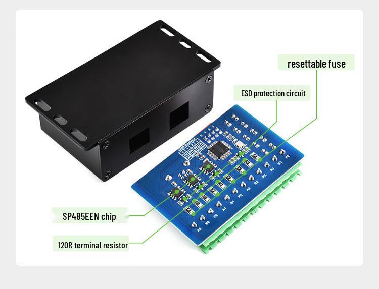 Industrial USB to 4-Port RS485 Converter with Multi-System Compatibility & Electrostatic Protection
