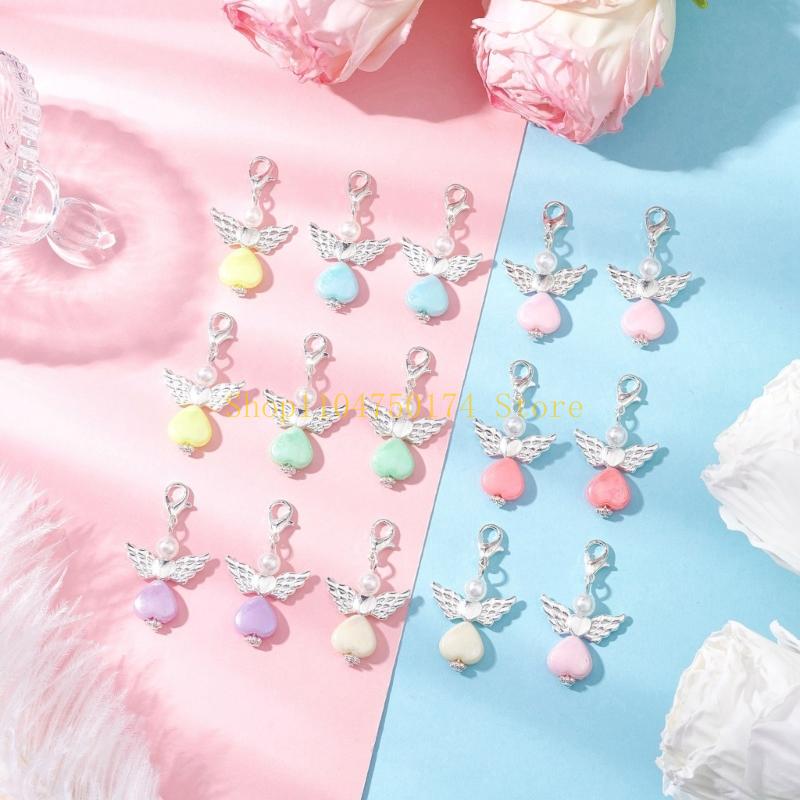 

Ангельські Перлини Намистини Підвіска Брелок, Ангельські Феї Звисаючий Шарм з Вертушками Застібками Гачком для Сумки Гаманці Ключ найкращий продаж China Mainland