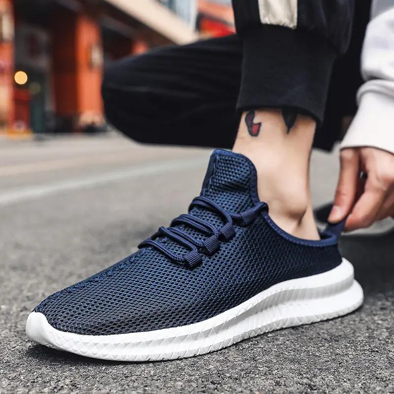 Slip-On Open Back Sandals for Men and Women - Breathable Mesh Summer Slide Shoes with Flat Sole, Lightweight Outdoor Casual Wear