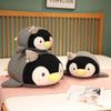 Cute Sleepy Penguin Plush Pillow - Soft Marine Animal Doll for Kids