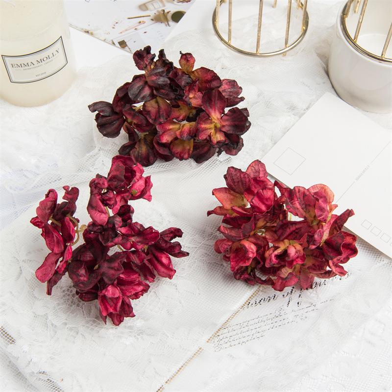 Simulație Hortensie Decorațiune Fotografie Acasă Ghid Drum Arc Consumabile Nuntă Decorațiuni Florale Recuzită Studio Recuzită Filmare Flori Artificiale