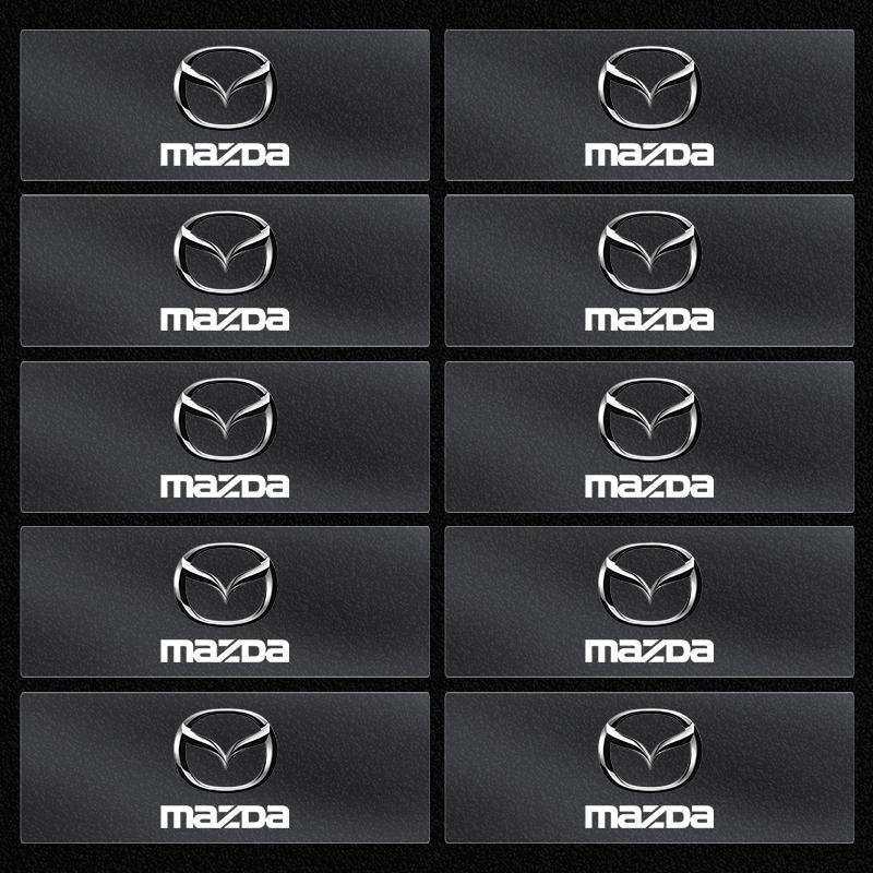2/5/10Pcs Car Logo Sticker Central Control Decals Car Accessories For Mazda 3 6 CX5 2 CX3 CX9 MX5 RX8 Axela Demio MS CX5 2 Axela Demio Atenza MS GJI
