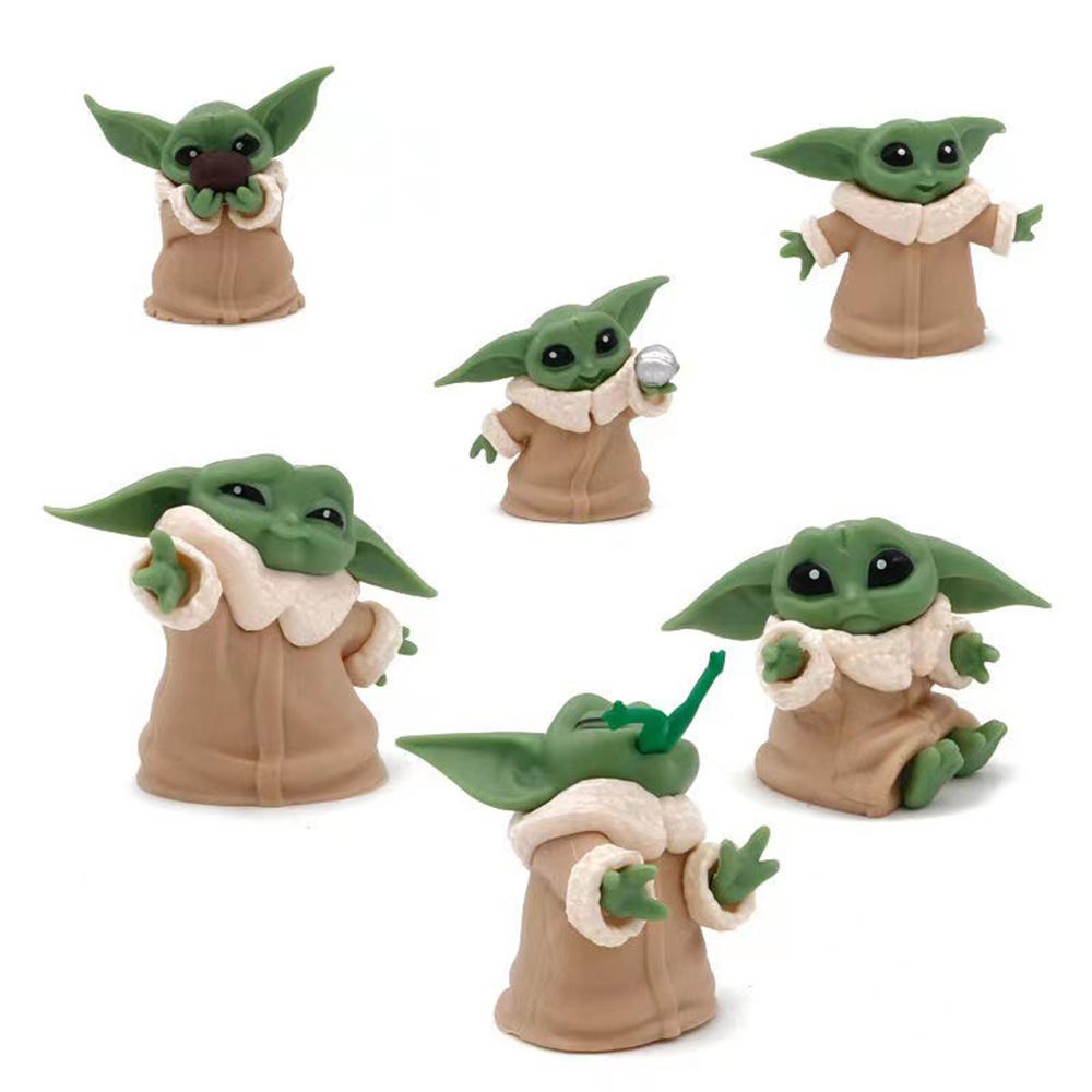 6pcs The Star War Action Figures for Wars Theme Party Decorative Ornaments Gifts