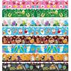 Zonon 64 Pcs Back To School Bulletin Board Borders Summer Back To School Fall Thanksgiving Bulletin Board Borders Trim Decoration Self Adhesive Strip