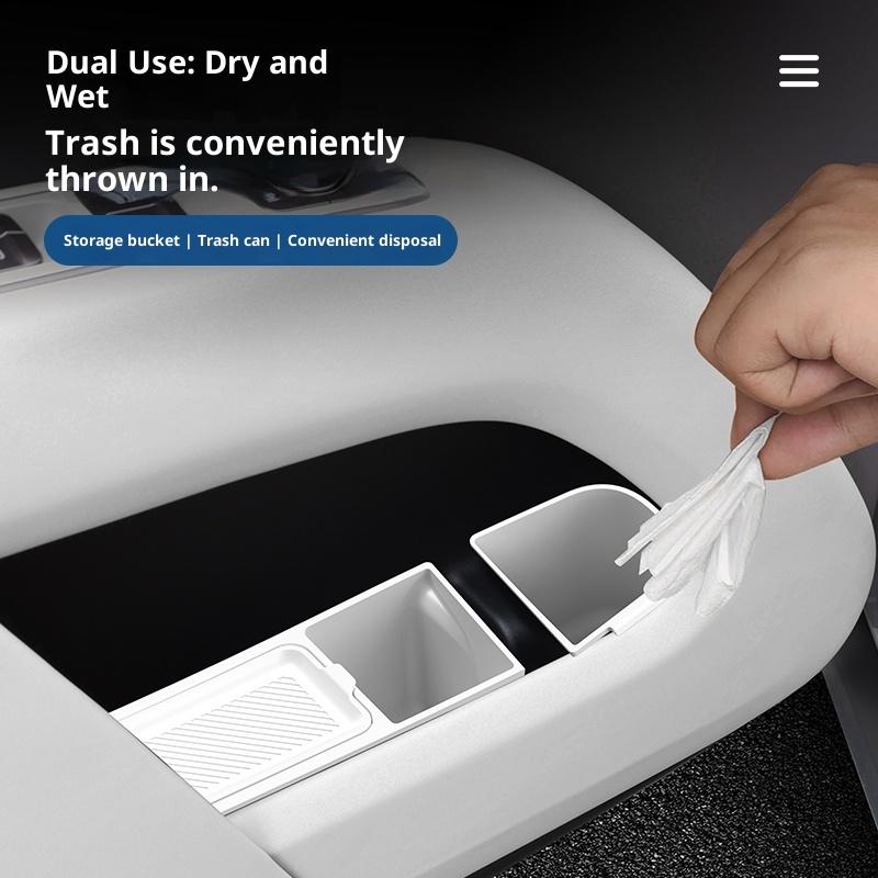 For Li Auto i8 Interior Decoration Modification Door Silicone Storage Box Door Groove Pad Umbrella Storage Water Cup