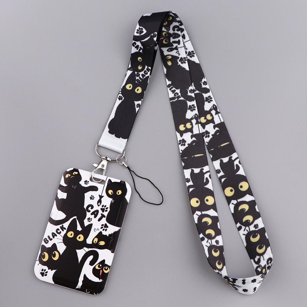 New Model Animal Hanging Loop Strap Webbing Student Cartoon Pet Leash Set Work Card Mobile Phone Rope Identification Card