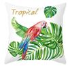 Home Decor Tropical Animals and Leaves Decorative Pillow Covers Pattern Cushion Cover Suitable for Sofa Bedroom Car Pillow Cover