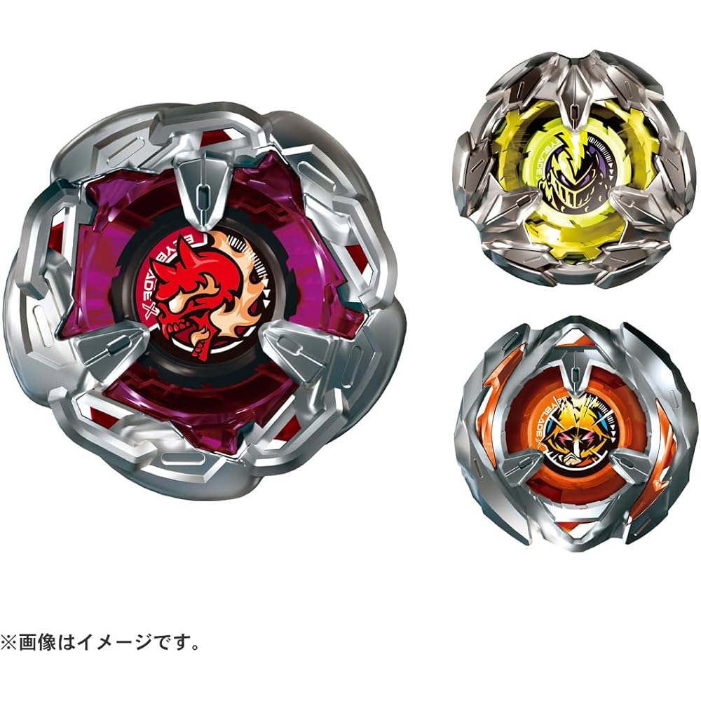 Takara Tomy Beyblade X BX-21 Hell's Chain Deck Set Metal Components