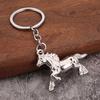 Keychain Pendant Zinc Alloy Texture Horse Charm Lightweight Portable Key Chain Backpack Bag Accessory