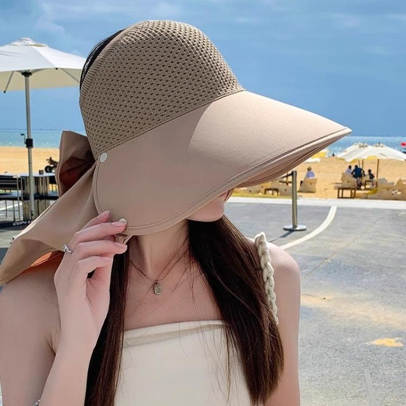 Sunscreen Hat Women's Summer Eaves Cycling Can't Blow Over Hat UV Protection Sun Hat Shawl Neck Protection Sun Hat