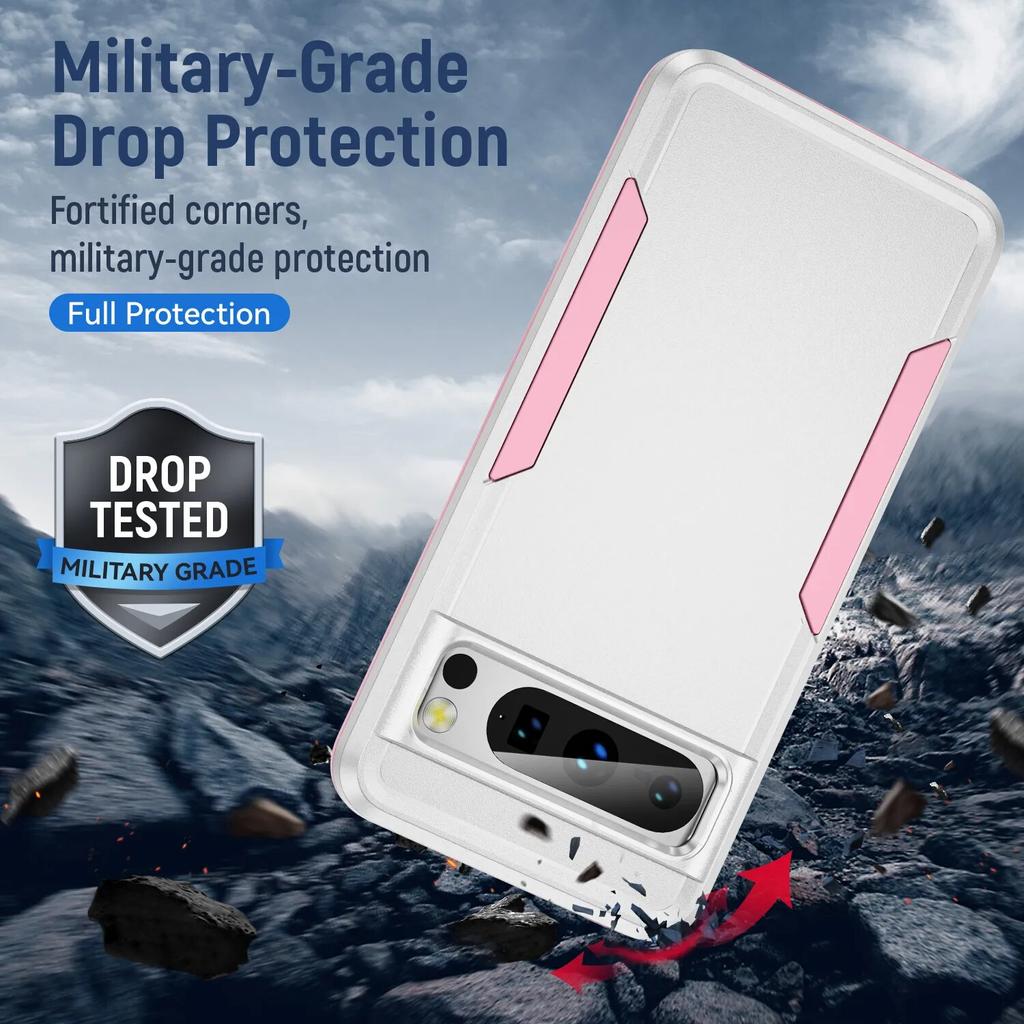 Bequeme zweilagige Tasche für Google Pixel 8 Pro 7a 6A Pixel8 Pixel7 Pixel 6 7 Pro Pixel6 Pixel7a Pixel6a Handy-Abdeckung