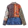 Vintage Print Women's Cotton Jacket 2025 - New Autumn/Winter Casual Loose Coat
