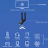 1300Mbps USB Adapter WiFi 6 Bluetooth 5.3 Network Card Dual Band 2.4G/5GHz Driver Free Wireless Receiver for Desktop Laptop PC