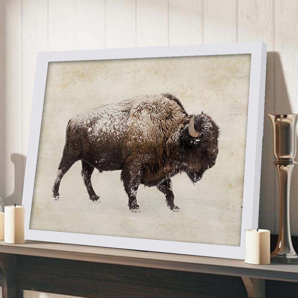 Animal Canvas Wall Art Painting with Frames for Living Room Bedroom Decor Pictures Housewarming Gift