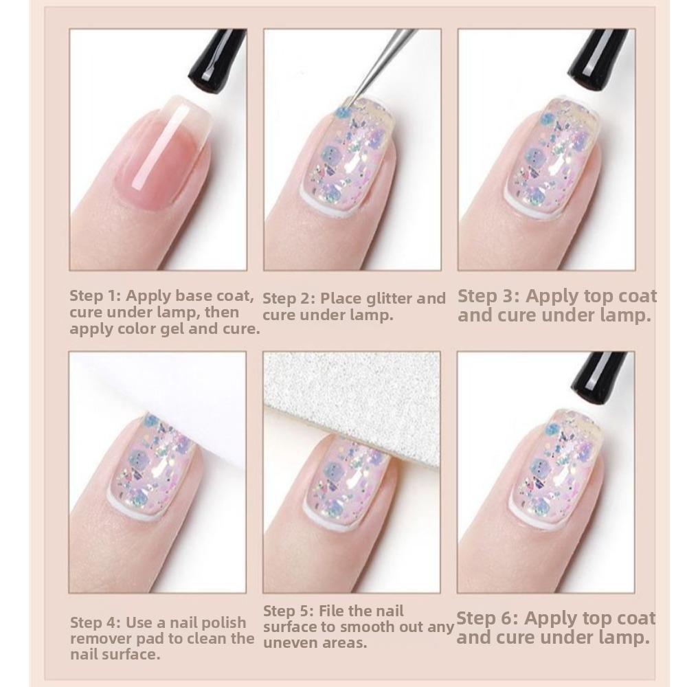 Laser Shiny Nail Art Sequins Holographic Nail Charms New Sequins Nail Decorations  French Manicure
