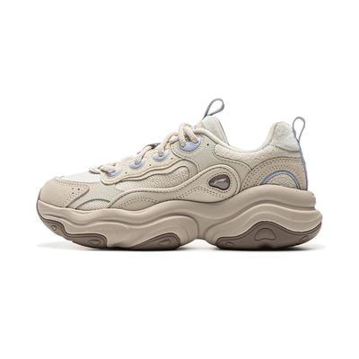 Li Ning Honey 2 Cushioning Slip Resistant Abrasion Resistant Support Low Top Casual Shoes Women's Sand Gravel Gray AGCV002-7
