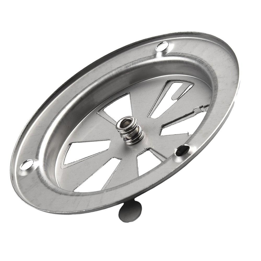 1Pcs Stainless Steel Smoker Air Vent Damper Silver Stove Air Vent  for Oven Test Chamber