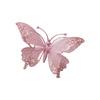 Shatterproof Mesh Butterfly Decorations For Christmas Tree 25Cm Glittering Wing Indoor Outdoor Festival Party Supplies J0MC