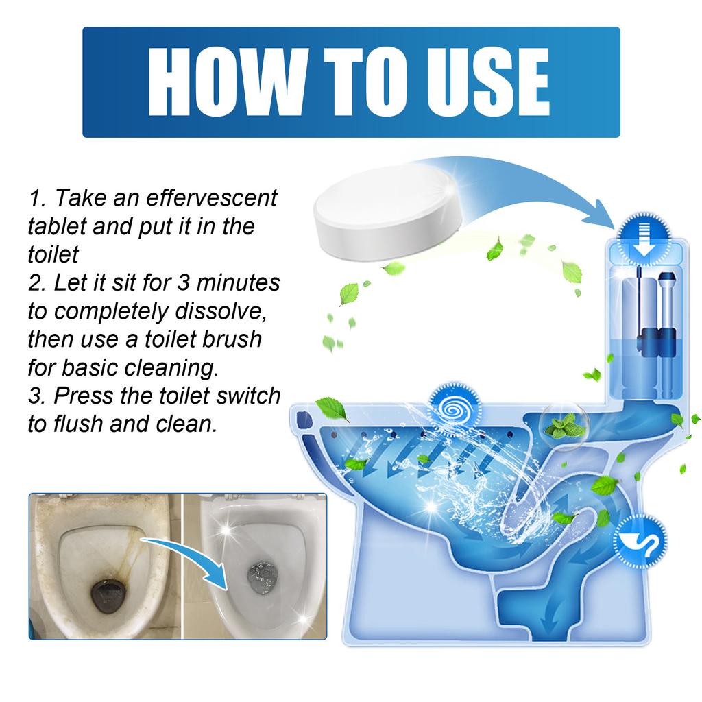 Toilet Bowl Cleaner,Toilet Bowl Cleaning Tablets, Foam Toilet Cleaner,Toilet Cleaner,Toilet Block, Cleaner,Toilet Limescale Remover.