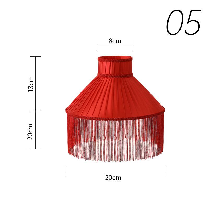 

Современный минималистский тканевый чехол для лампы с кисточками для столовой, гостиной, спальни, абажур для настольной лампы, люстры, напольной лампы, настенного абажура E27