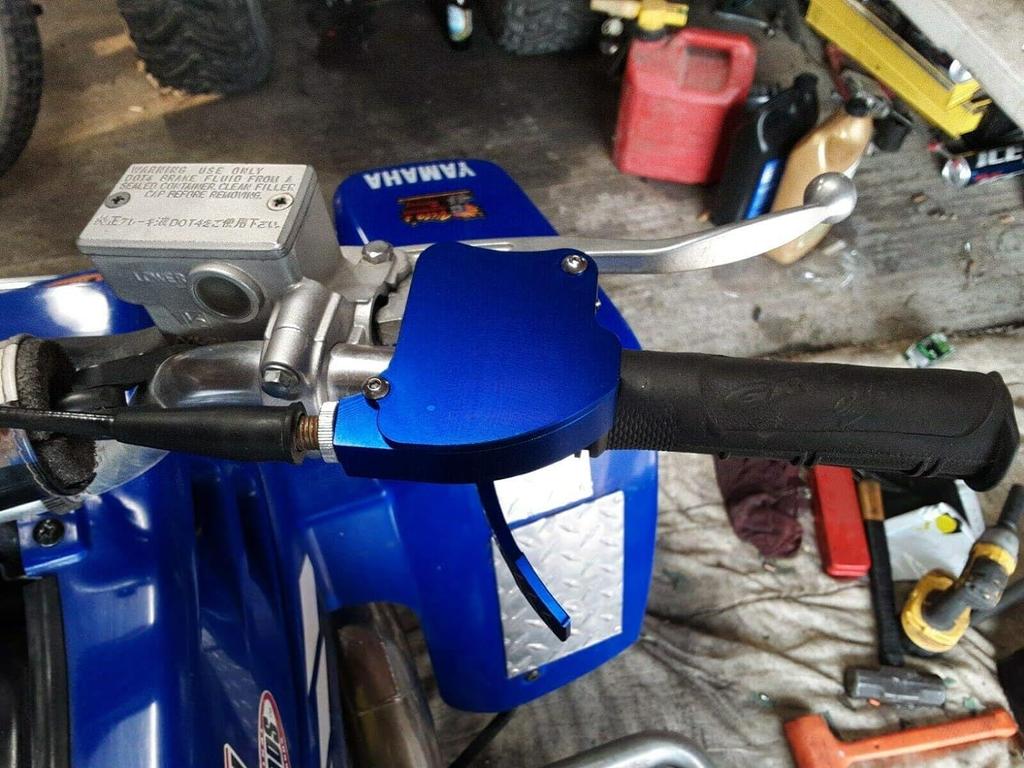 Motorcycle Thumb Throttle Assembly 7/8" 22mm For YAMAHA YFZ450R Raptor 350 700 Honda TRX 250/400X Suzuki LTR450 450Z Kawasaki