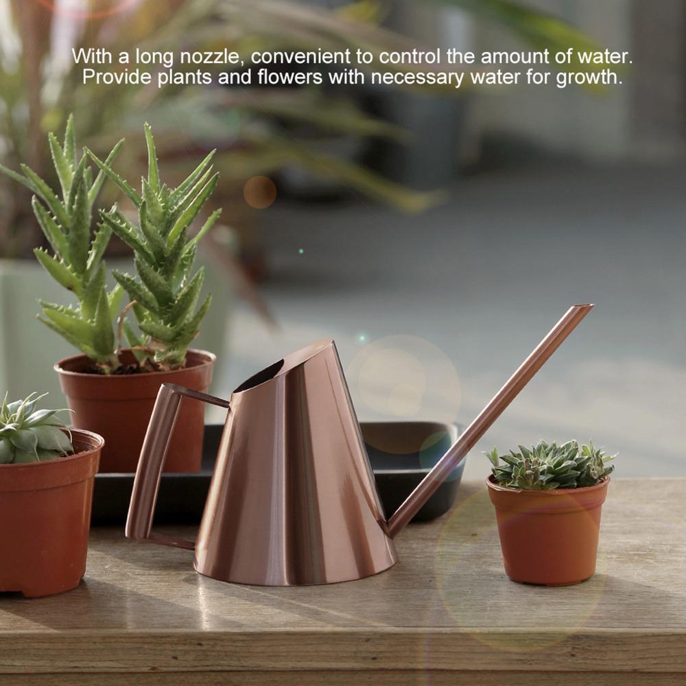 Long Spout Plant Watering Pot Ergonomic Handle Long Spout Watering Can  Home Gardening