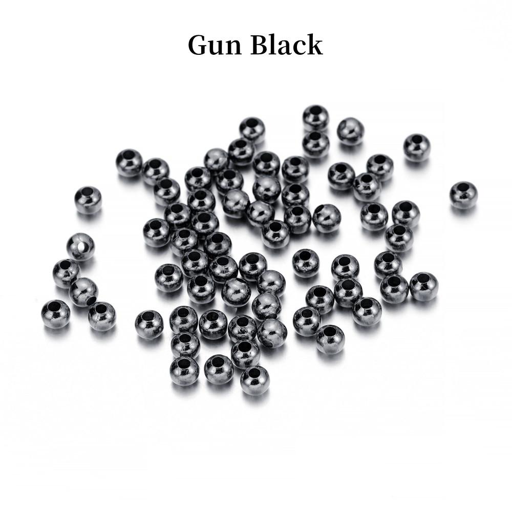 

30-500 шт./лот 2 2,5 3 4 мм круглые бусины-разделители с шариковым концом металлические бусины для изготовления ювелирных изделий аксессуары поставки 3mm X 300Pcs