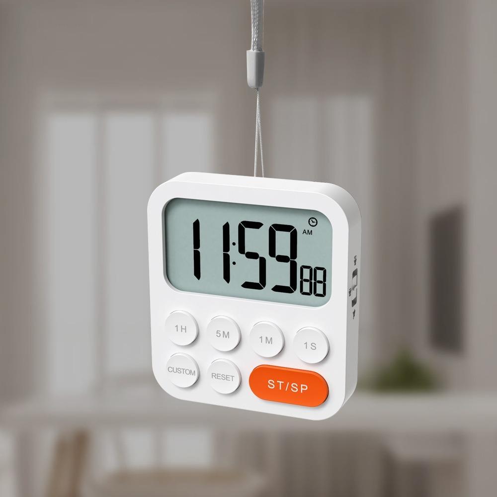 Multifunctional Digital Timer Adjustable Electronic Alarm Clock  Home Cooking