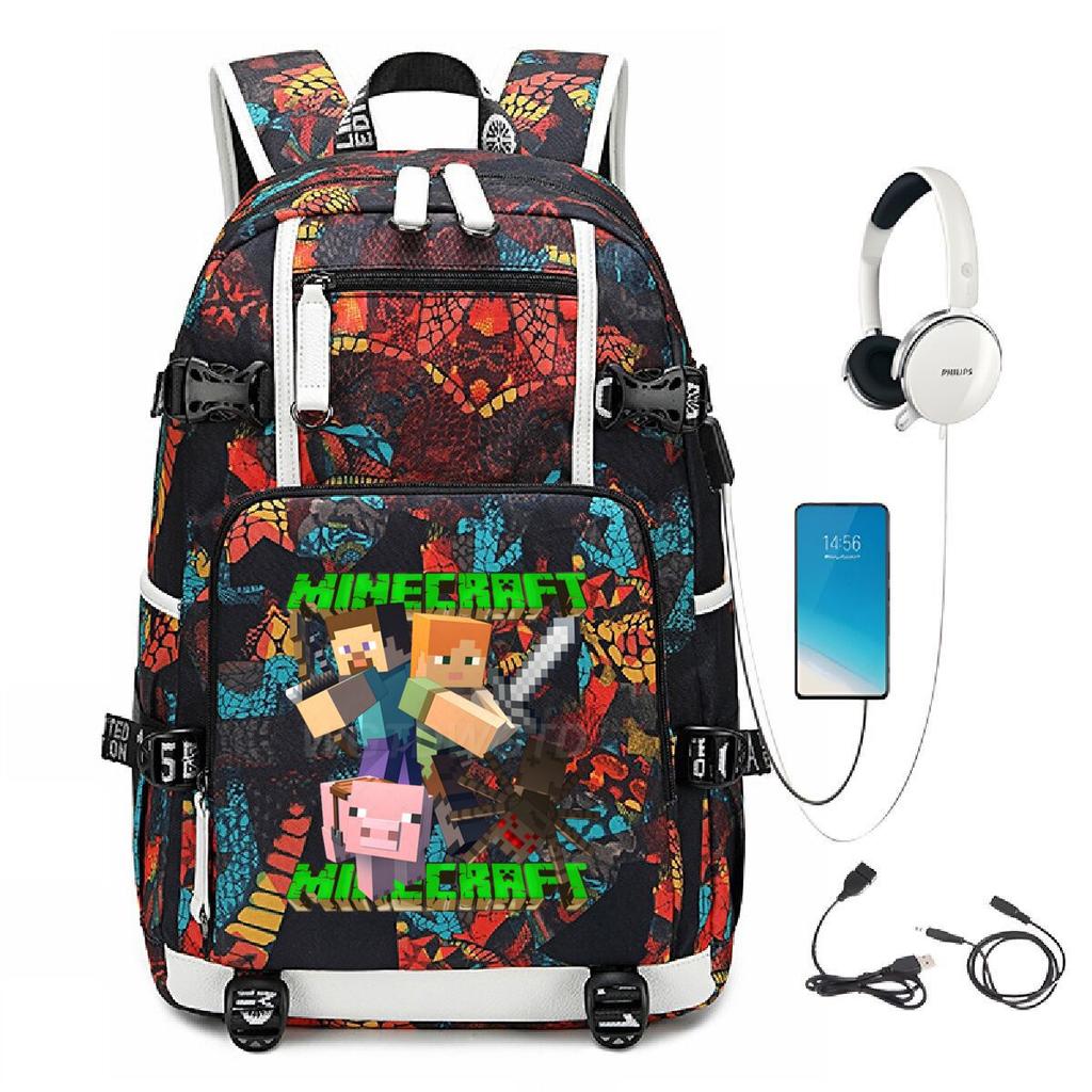 Game Merchandise Outdoor Travel Bag Large Capacity Usb Backpack