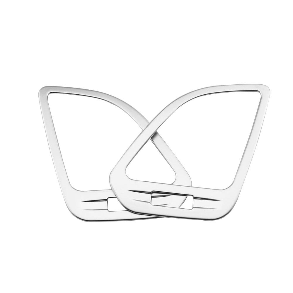 Für Hyundai IX35 IX 35 2010 - 2015 Klimaanlagendüsenabdeckung Zierleiste 2 Stück AC-Auslassrahmen Dekoraufkleber Innenraumzubehör