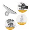 2 PCS Stainless Steel Bull Binder 20cm Paper Clip Extra Paper Clips Bulldog Clips  Office