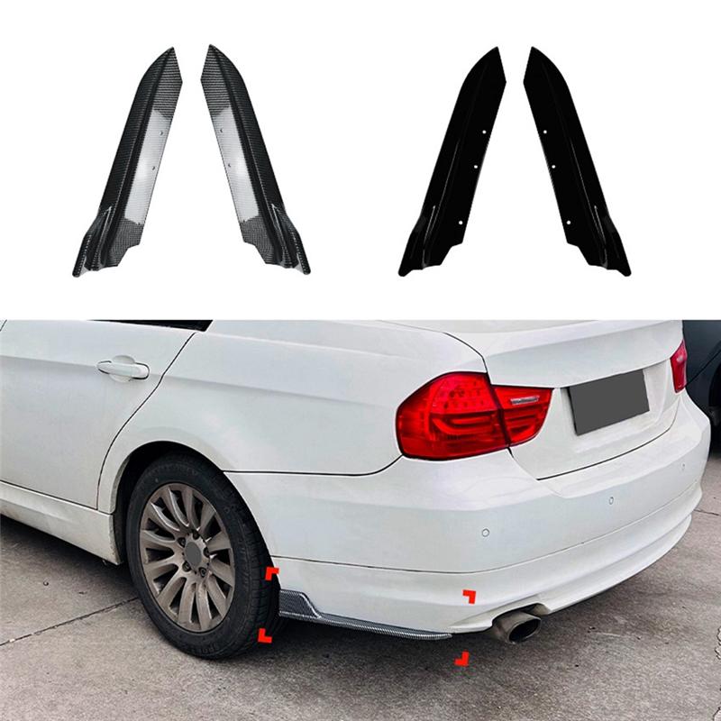 Für BMW 3er E90 2005-2012 Heckstoßstangenlippe Winkel Diffusor Splitter Spoiler Schutz