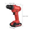 21V Portable Cordless Electric Drill 3 8 Inch Chuck Handheld Power Drill Screwdriver with 1.5Ah Battery Fast Charger,