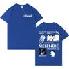 Singer Melendis Harajuku New Album TShirts Men High Quality T Shirts Cotton Casual Y2K Short Sleeve Hot Sale Clothes Teenagers