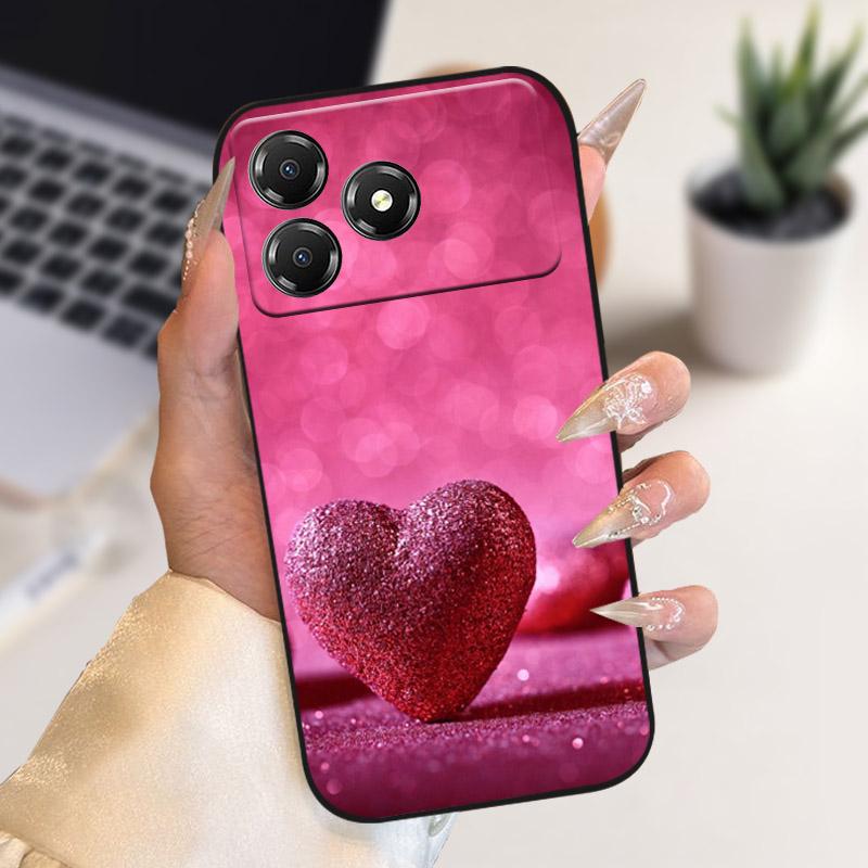 Phone Case For ZTE Blade A36 BladeA36 Fashion Cartoon TPU Soft Silicone Back Cover For Nubia A36 4G Z2472 Camera Protective Capa