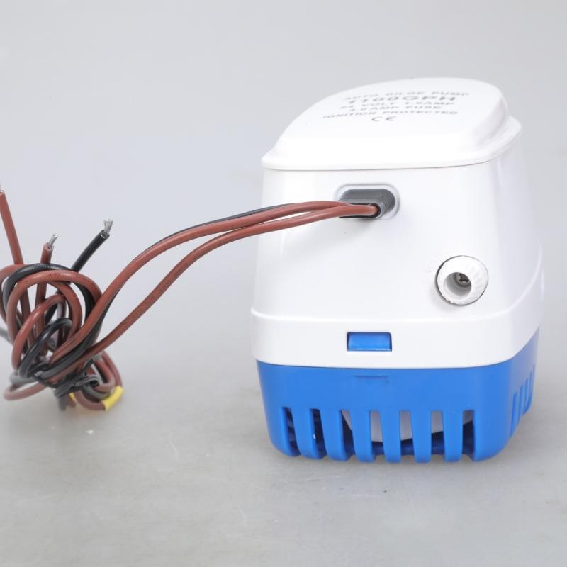 Auto Bilge Pump High Efficiency 1.06Inch Outlet Automatic Marine Submersible Water Pump Bilge Pump for Boats Yachts Pool