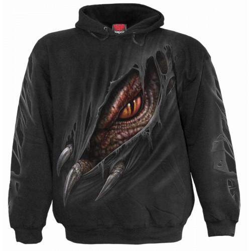 Spiral Childrens/Kids Breaking Out Back & Sleeve Print Hoodie