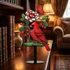 2D Flat Floral Bird Garden Stake Acrylic Flower Pattern Ornaments  Outdoor Lawn Use