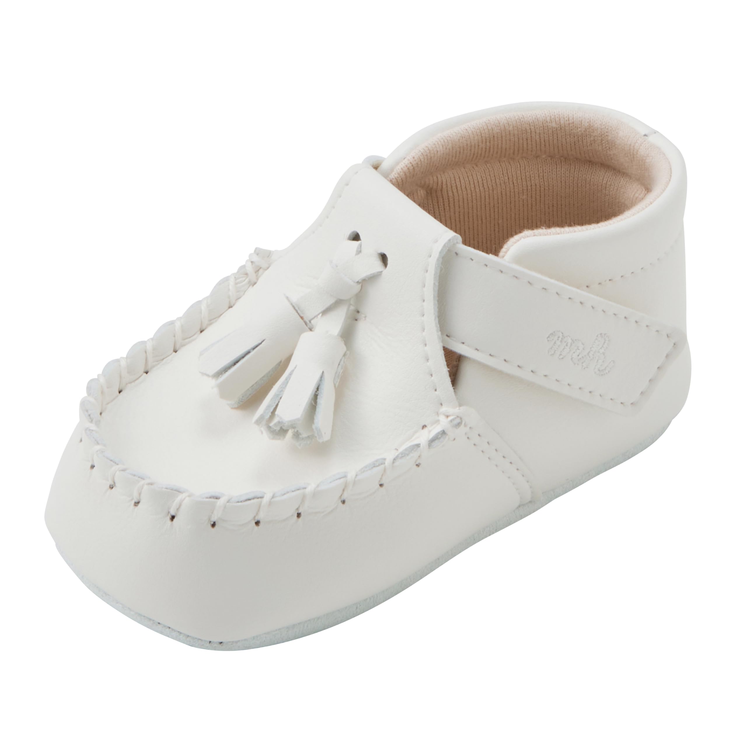 

MIKI HOUSE Baby Tassel cm Shoes, Pre-Shoes, White, 12.0 белый