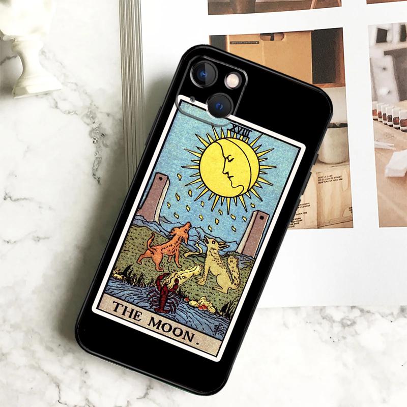 The SUN Tarot card Phone Case For iPhone 15 16 Pro Max 11 12 13 14 Pro Max 7 8 Plus X XS XR 12 13 Mini Cover