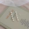 S925 Sterling Silver Fashion Pearl Earrings Freshwater Pearl Tassels Pearl Jewelry Drop Earrings Jewelry For Woman
