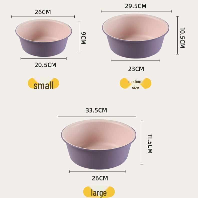 

Durable Extra-Thick Plastic Washbasin for Dorms: Ideal for Laundry and Foot Soaks. Medium 29.5*10.5cm