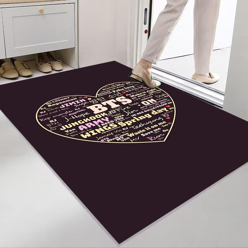 Love Unity Pink carpet floor mats Home Decor Art Room Bathroom mat