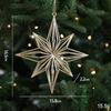 Plastic Angel Xmas Pendants Snowflake Christmas Tree Ornaments  for Home