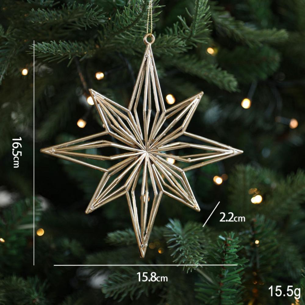 Plastic Angel Xmas Pendants Snowflake Christmas Tree Ornaments for Home