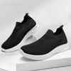 Men's Summer Outdoor Breathable Casual Shoes Slip On Lightweight Flexible Sole Athletic Sneakers for Walking Running and Daily Use