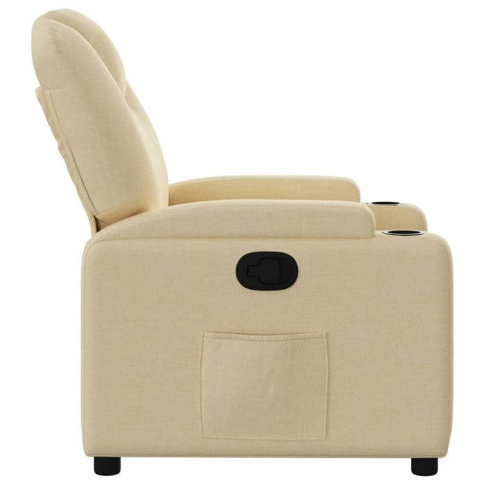 VidaXL Fauteuil Inclinable, Chaise de Relaxation avec Dossier, Siège avec Accoudoirs Rembourrés Salle de Séjour, Moderne, 372374
