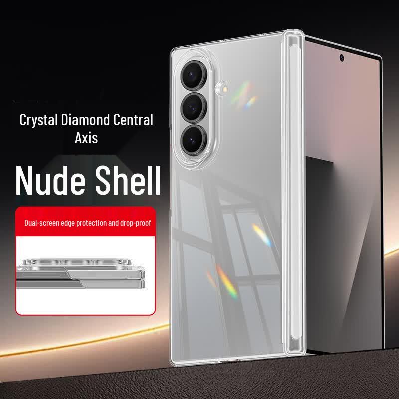 Samsung Z Fold Ultra Magnetic Hinge Clear Protective Case Samsung Z Fold 8 Ultra