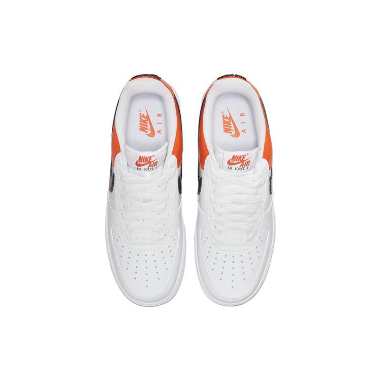 New Nike Air Force 1 Low '07 Essential White/Brilliant Orange Women's DJ9942-103