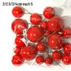 20-Piece Mixed Set: Gold, Silver, Foam, Iridescent, and Christmas Cake Decoration Balls